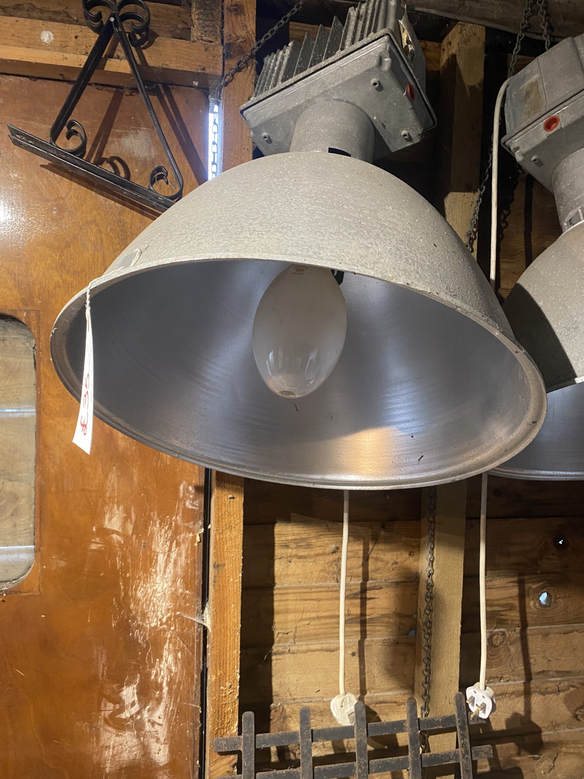Large industrial lamps